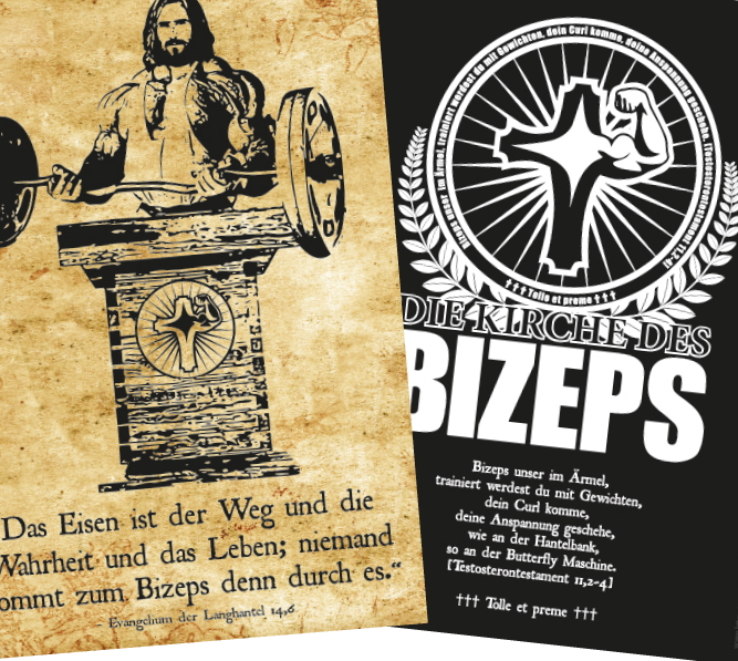 Das Pralle Posterpaket 4 Plakate 2 Motive A1 Die Kirche Des Bizeps